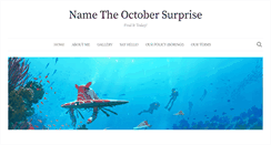 Desktop Screenshot of nametheoctobersurprise.com